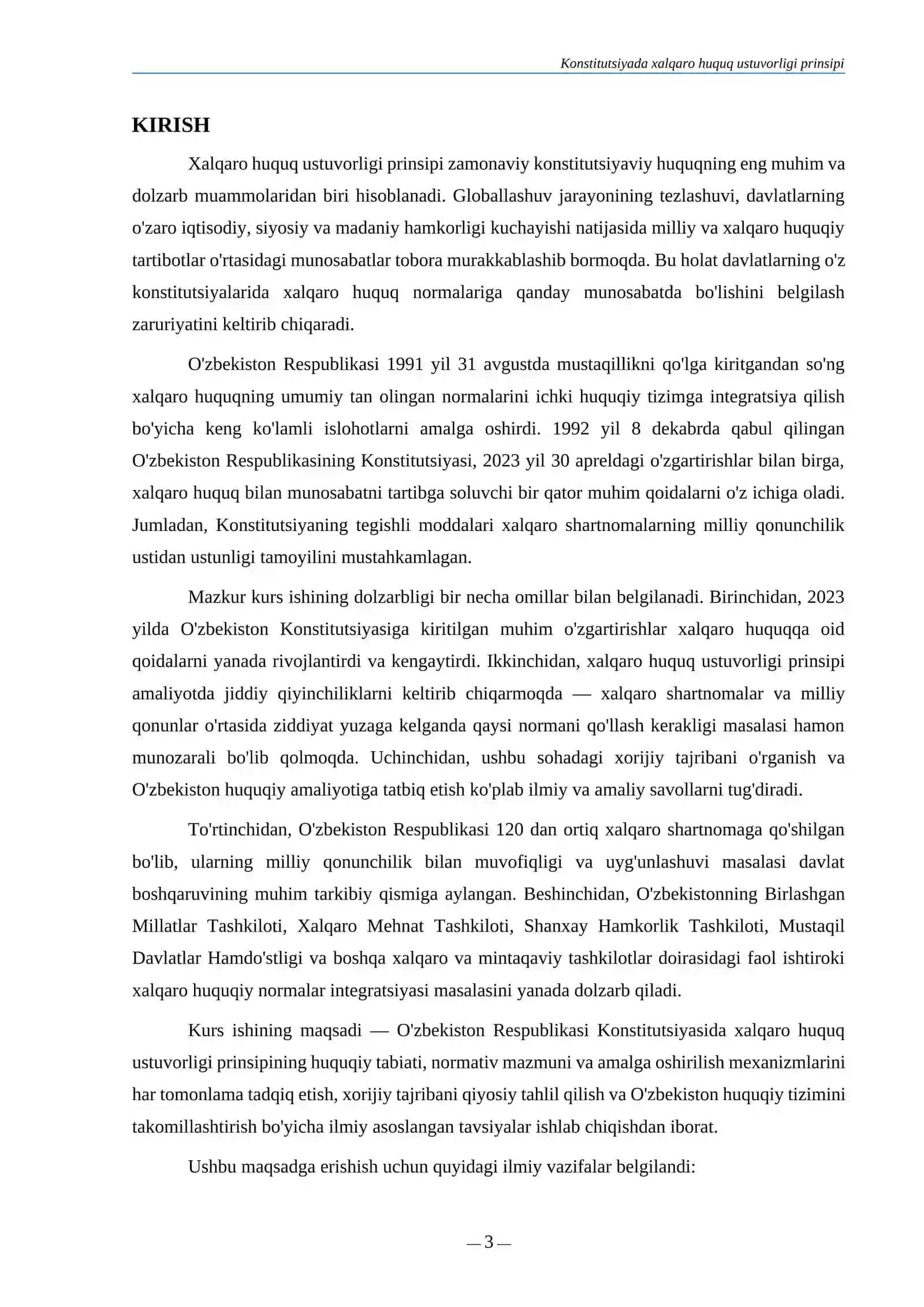 Konstitutsiyada xalqaro huquq ustuvorligi prinsipi 3