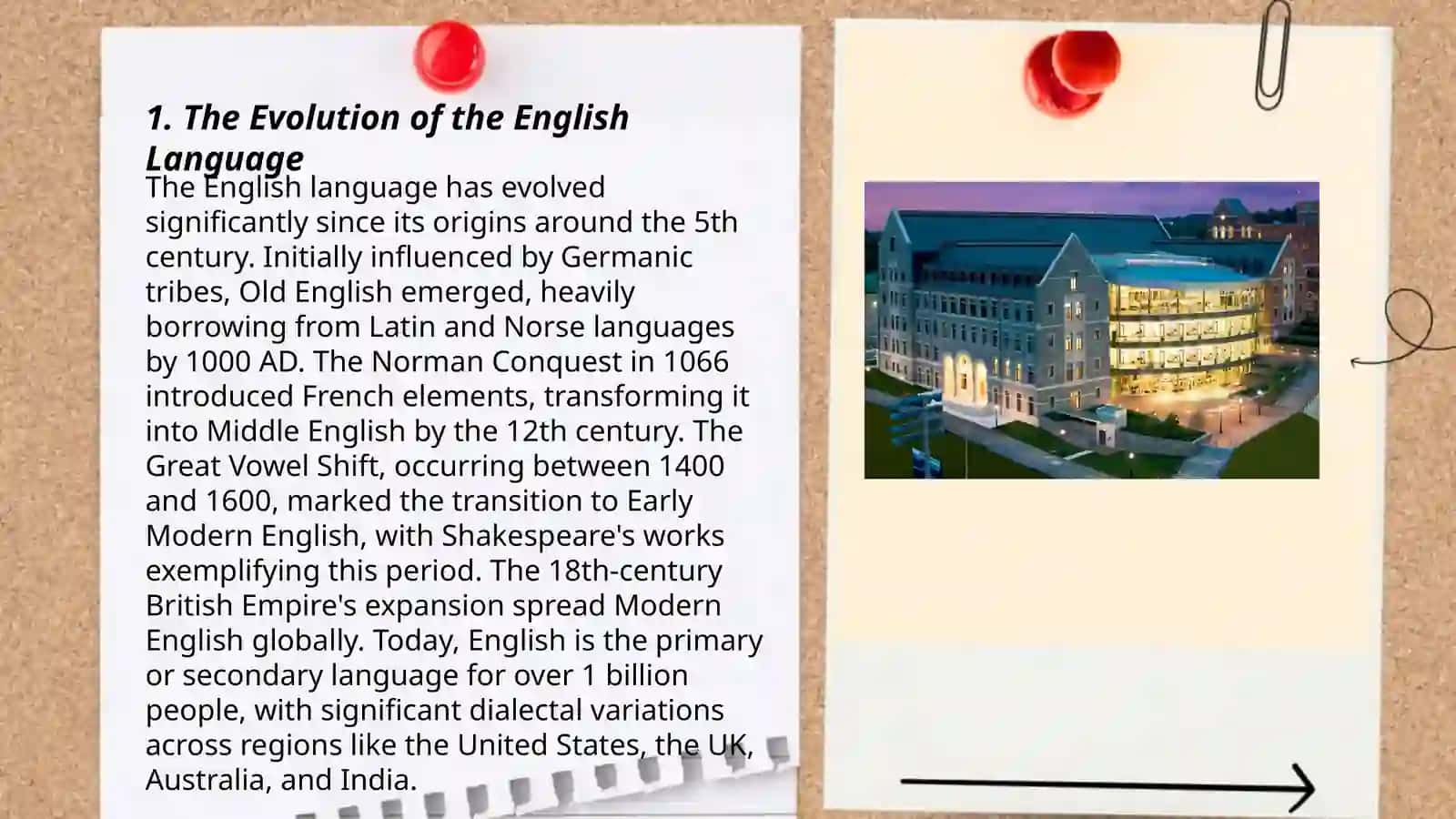 The Evolution of the English Language 3