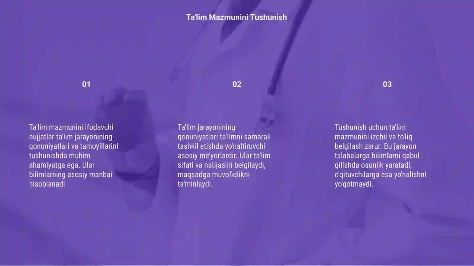 Ta’lim mazmunini Ifodalovchi hujjatlar 3