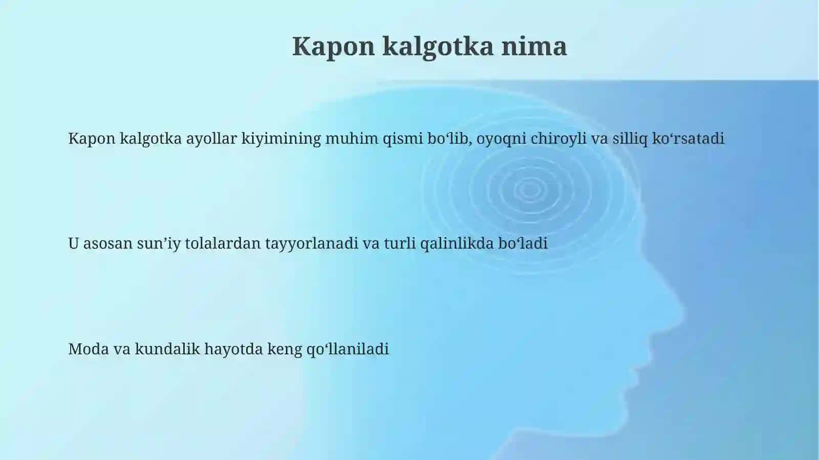 Kapon kalgotka 3