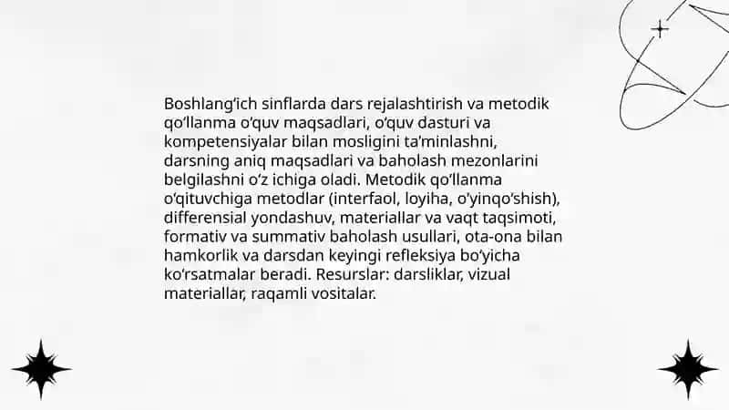 Boshlang'ich sinflarda ta'lim metodlari va vositalari 3