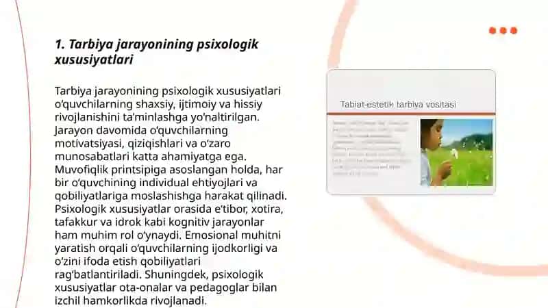 Tarbiya Jarayonining Psixologik Xususiyatlari 3