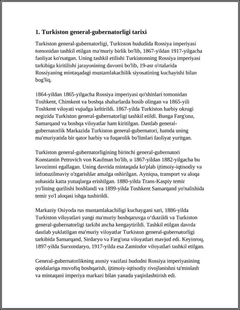 TURKISTON GENERAL GUBERNATORLIGI KANSELARIYASI MATERIALLARI 3