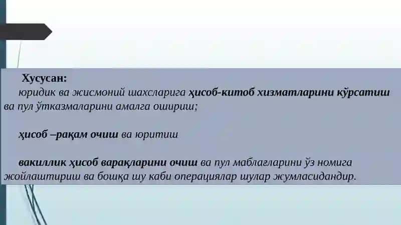 Нобанк молия-кредит муассасалари 3