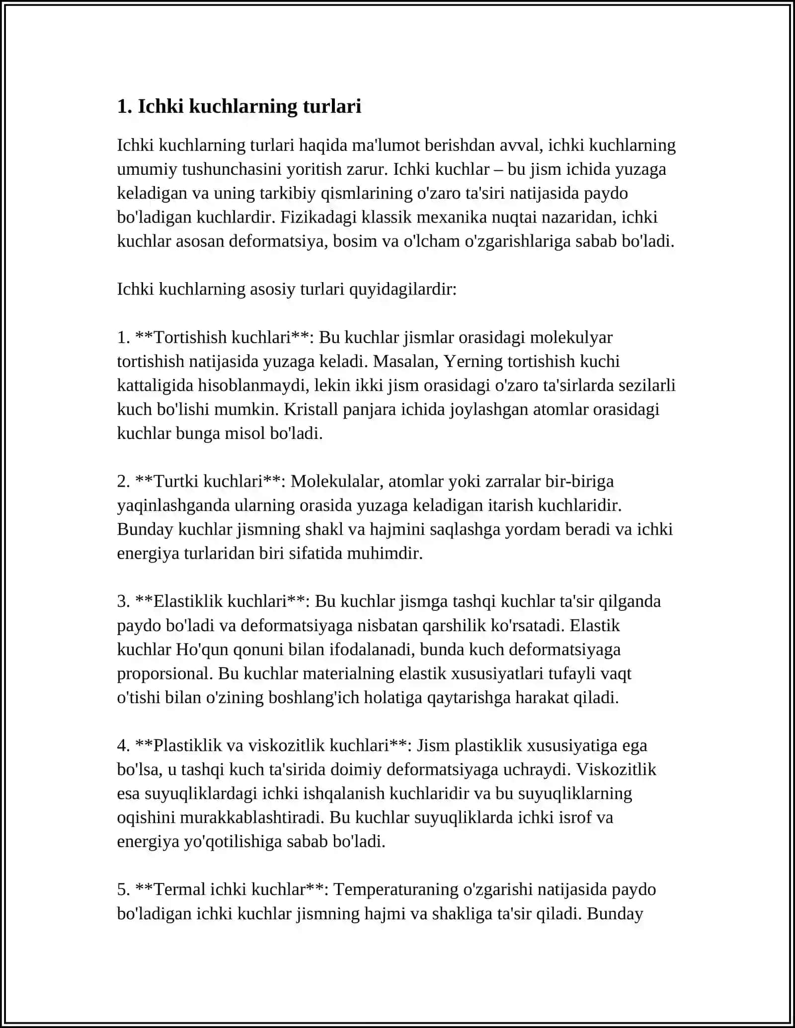 BURILISHDA ICHKI KUCHLAR FAKTORLARI 3