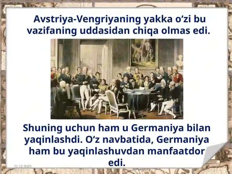 Avstriya-Vengriya imperiyasi tashqisiy o'sati 3