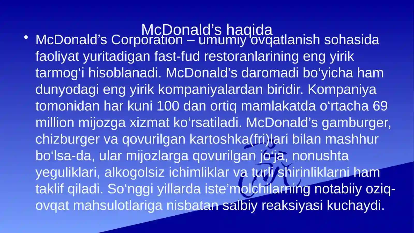 McDonald’s haqida 3