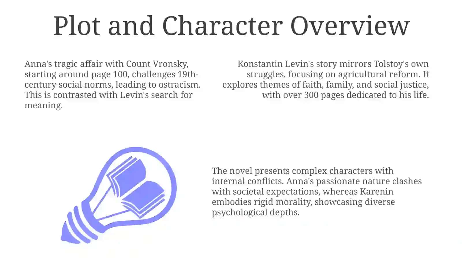 Analysis of the Realistic Novel – “Anna Karenina” 3