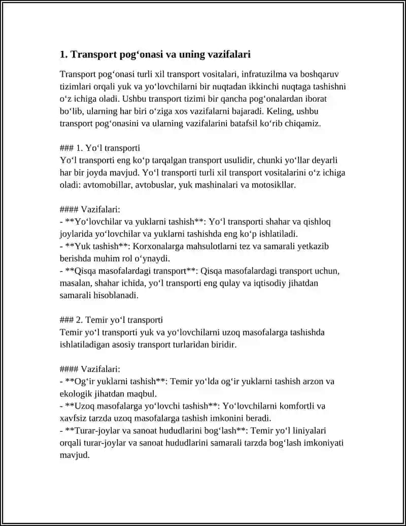 TCP VA UDP TRANSPORT POG’ONA PROTOKOLLARI 3