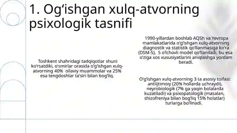 Og‘ishgan xulq-atvorning psixologik tasnifi 3