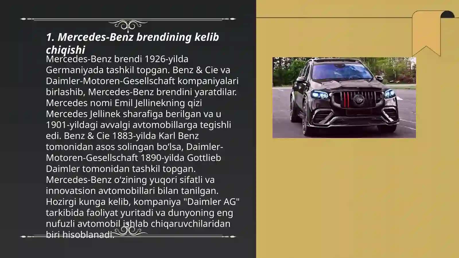 Mersedes benz brend tarixi 3