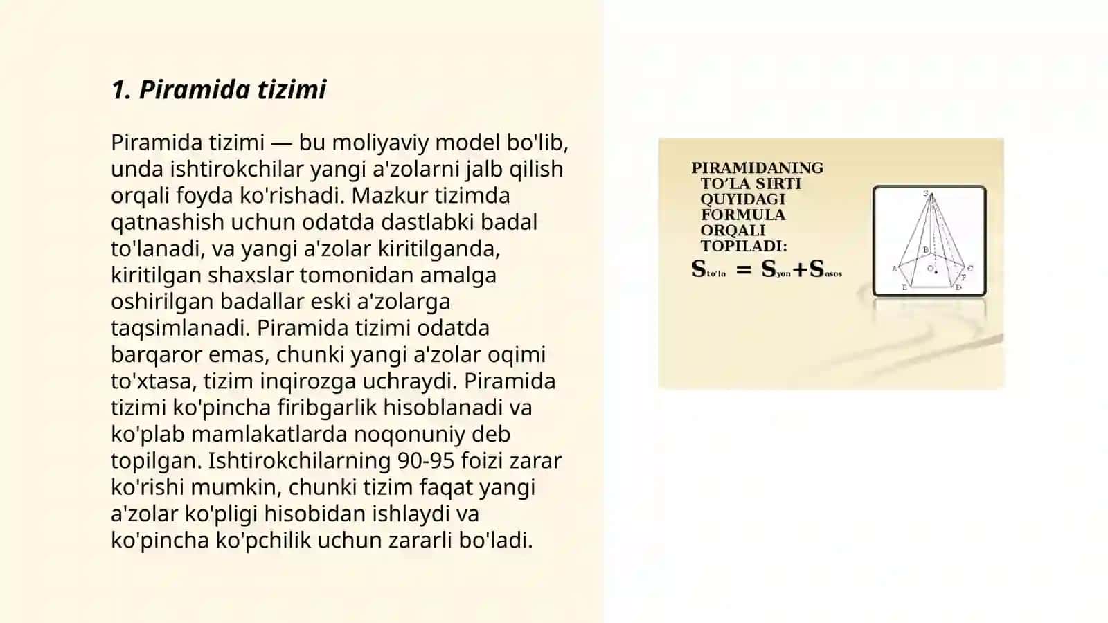 Piramida va ekstrapiramida haqida tushuncha 3
