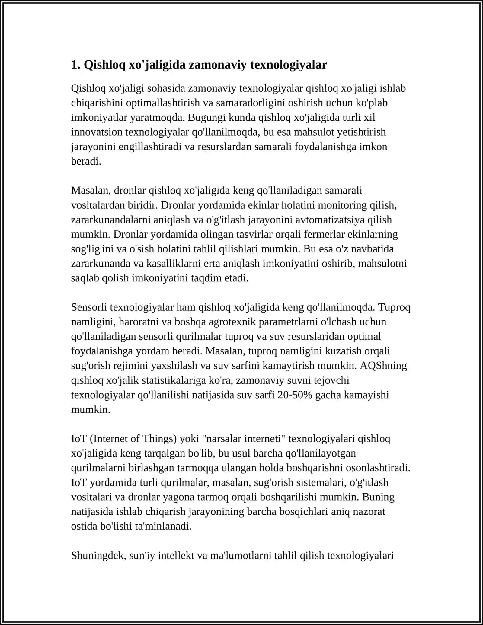 QISHLOG XO'JALIGI VA SANOAT SOHASIDAGI O'ZGARISHLAR 3