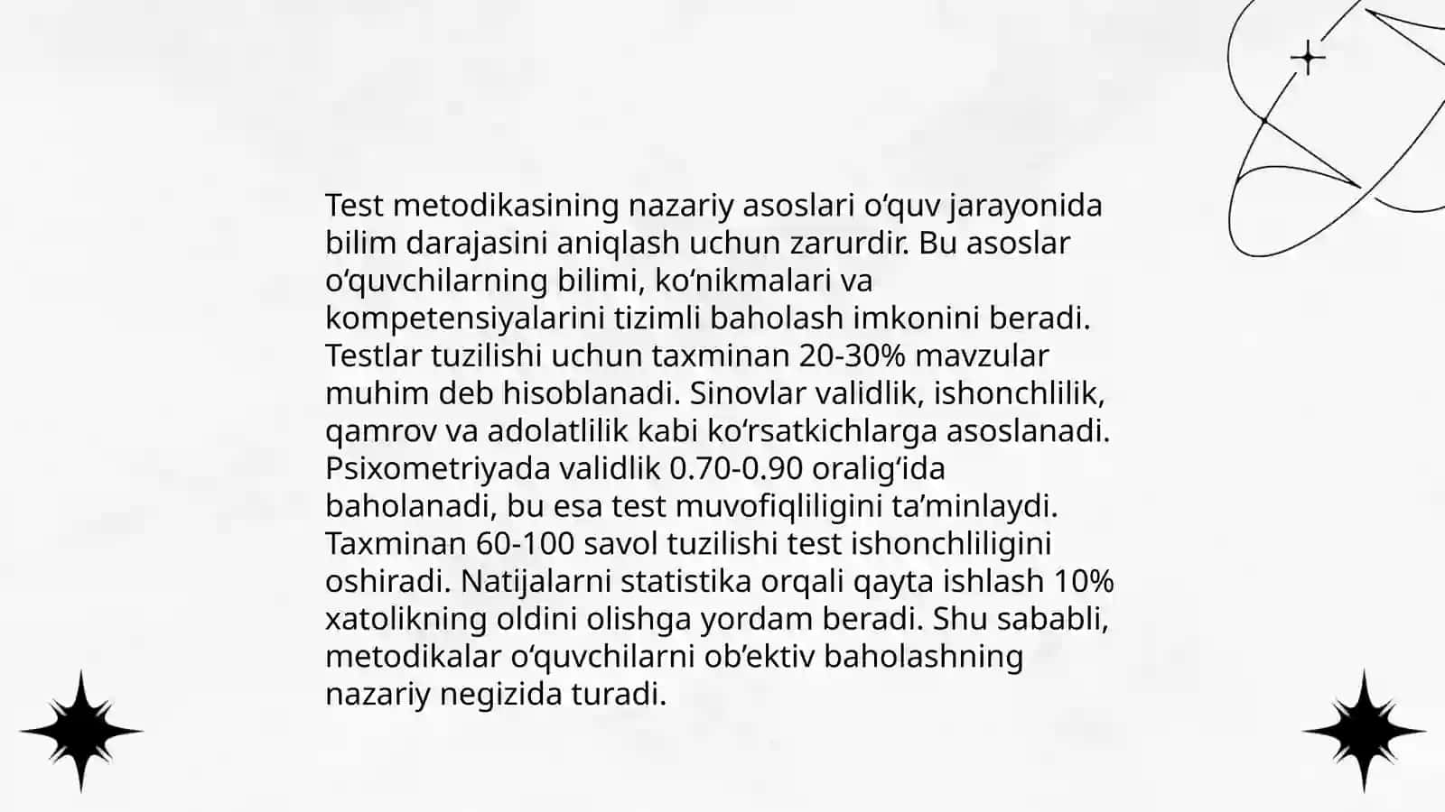 Test metodikasining nazariy asoslari 3