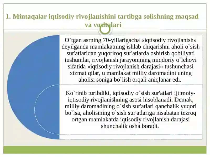 Mintaqavi iqtisodiyot 3