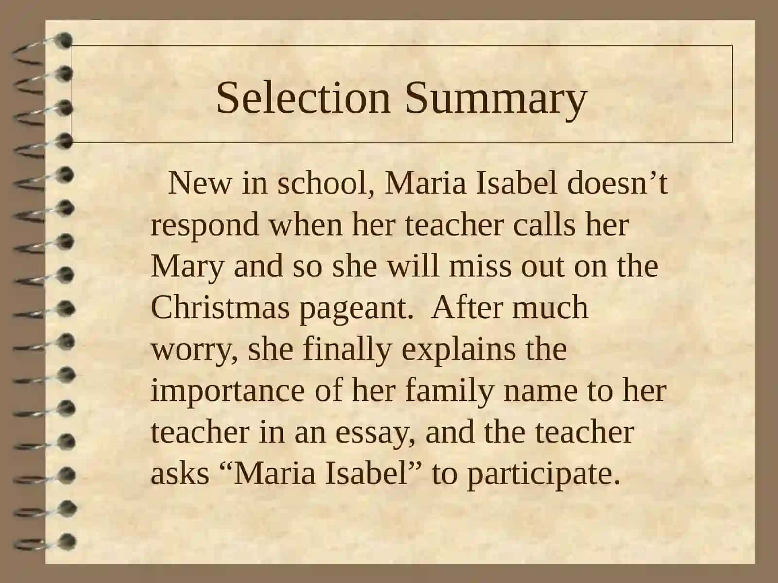 My Name Is Maria Isabel 3