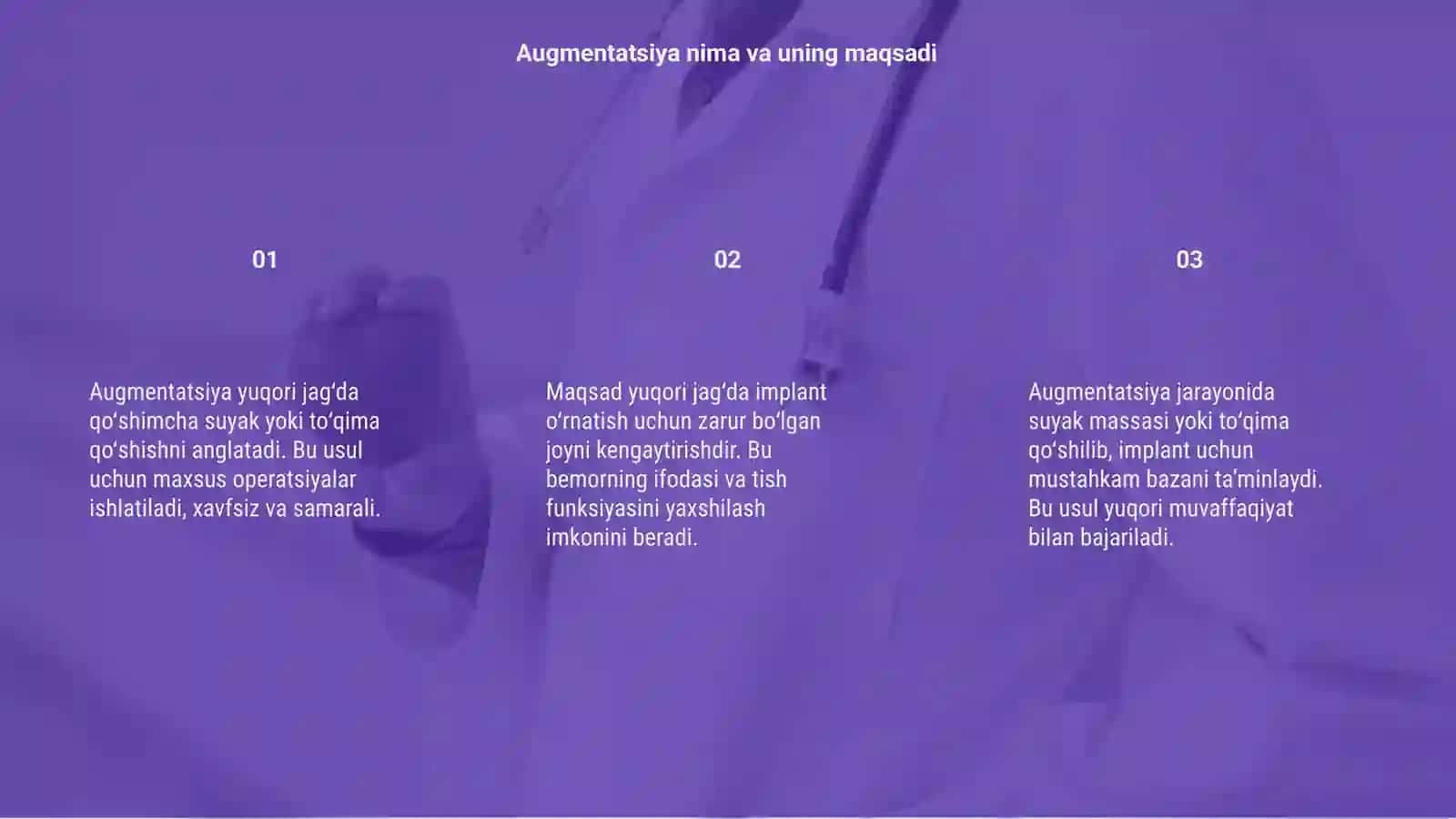Augmentatsiya nima va uning maqsadi 3