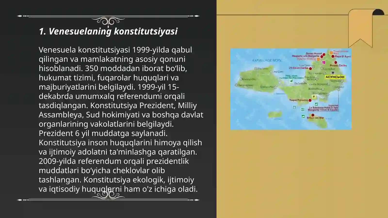 Venesuela davlat tuzilishi va siyosiy tizimi 3