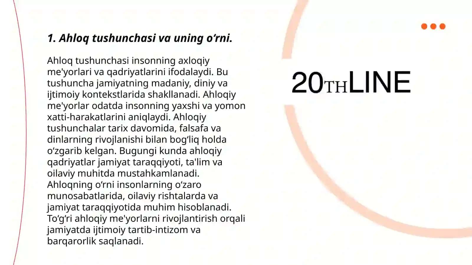 Ahloq Tushunchasi 3
