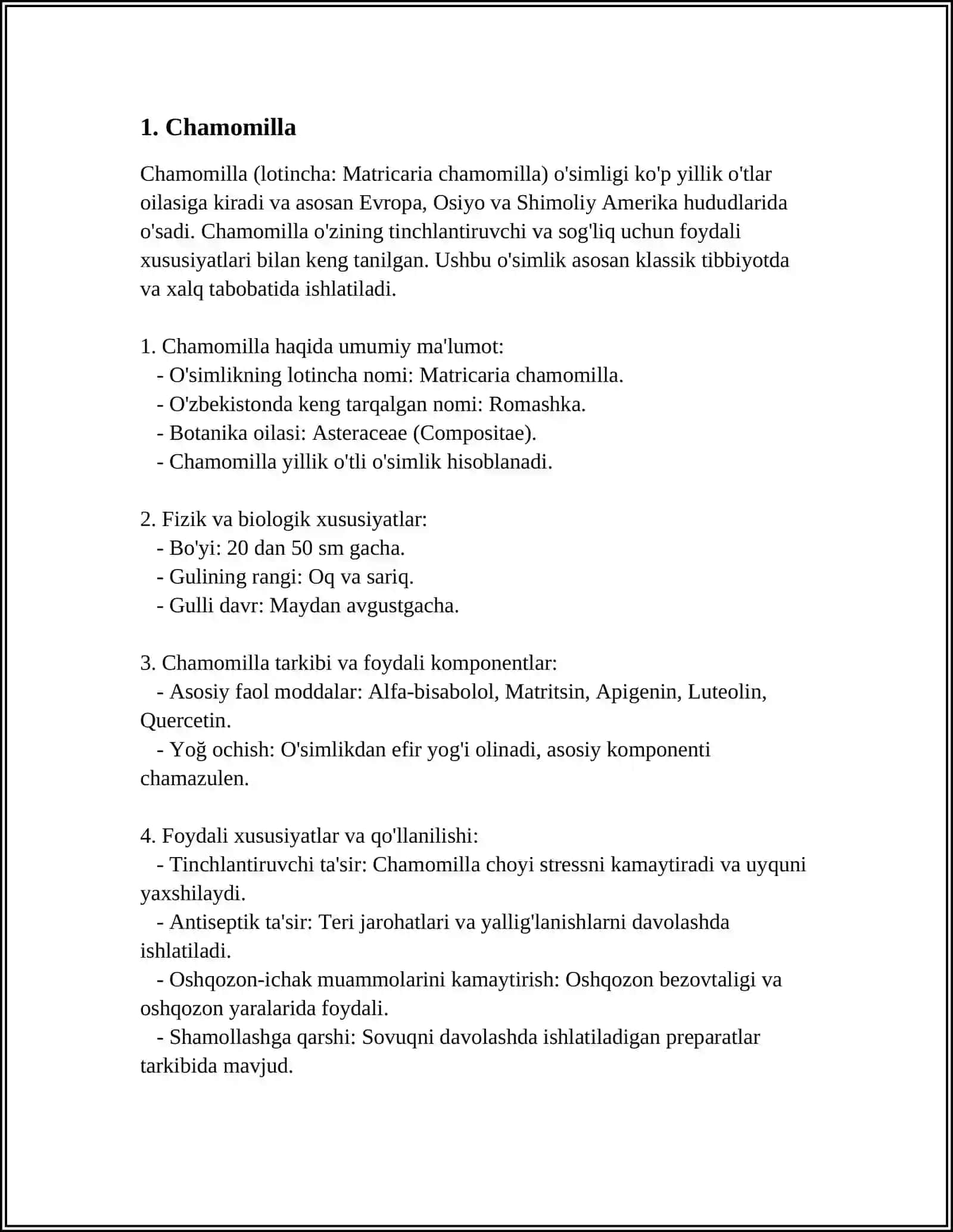 FITOKOSMETIKADA ISHLATILADIGAN OʻSIMLIKLAR 3