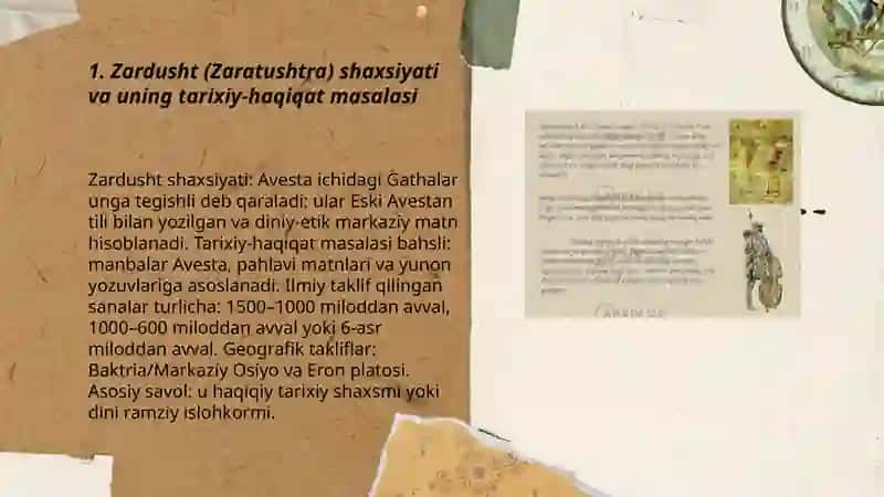 Zardushtiylik dinining vujudga kelishi 3