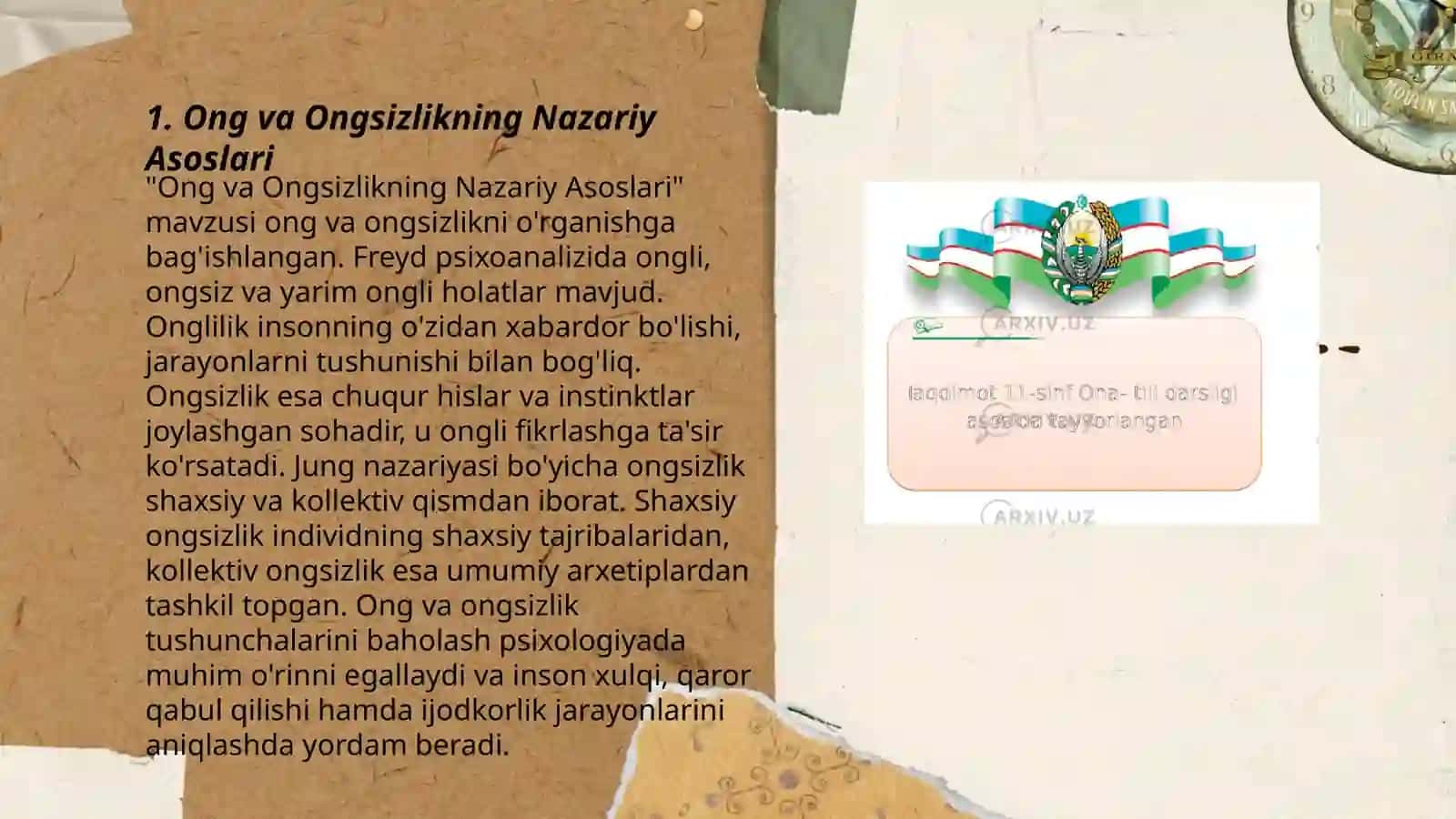 Umumiy psixologiyadan tayyorlagan taqdimot 3