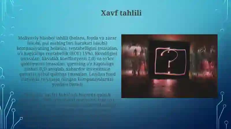 Moliyaviy tahlilning mohiyati va turlari 3