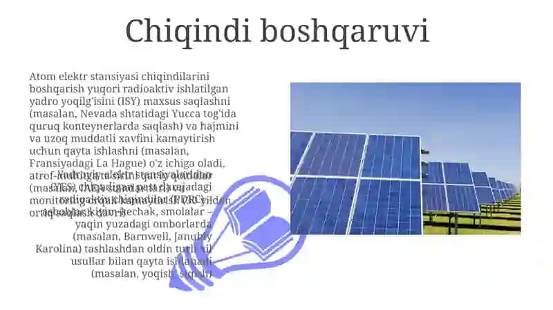 Atom elektr stansiyalariga doir jasur 3