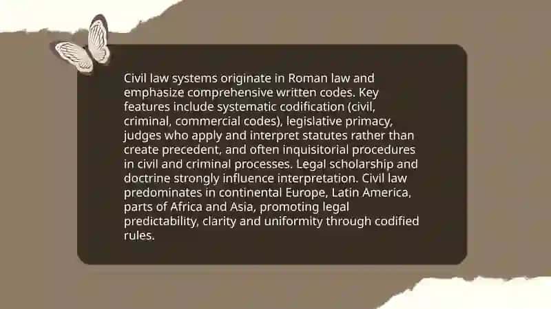 Types of Legal Systems 3