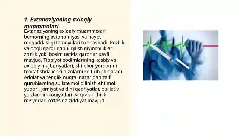 Evtanaziya muammolari 3