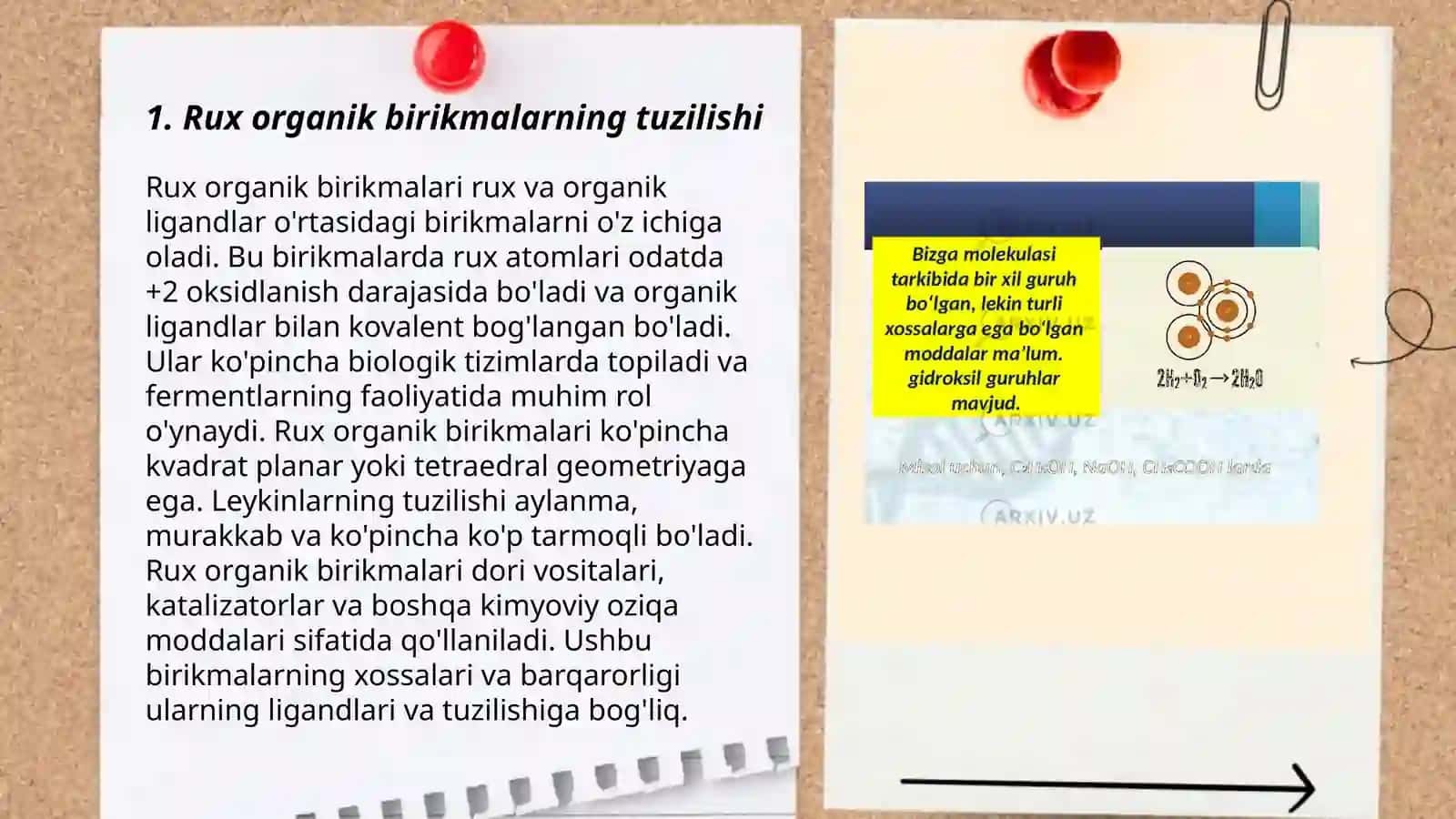 Rux organik birikmalar 3