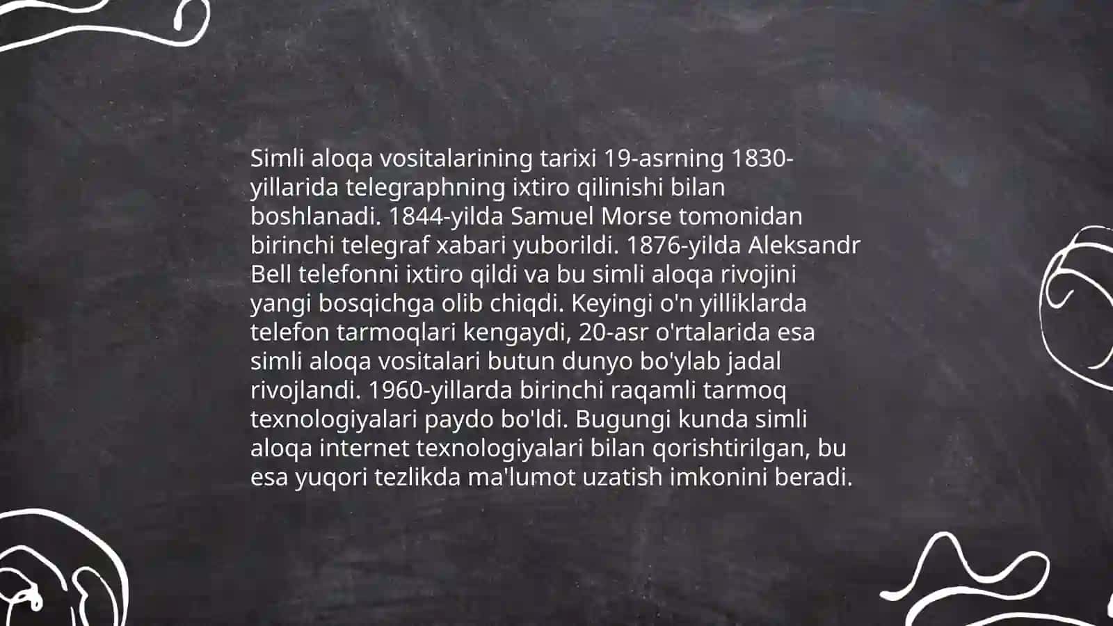Simli va Simsiz Aloqa Vositalari 3