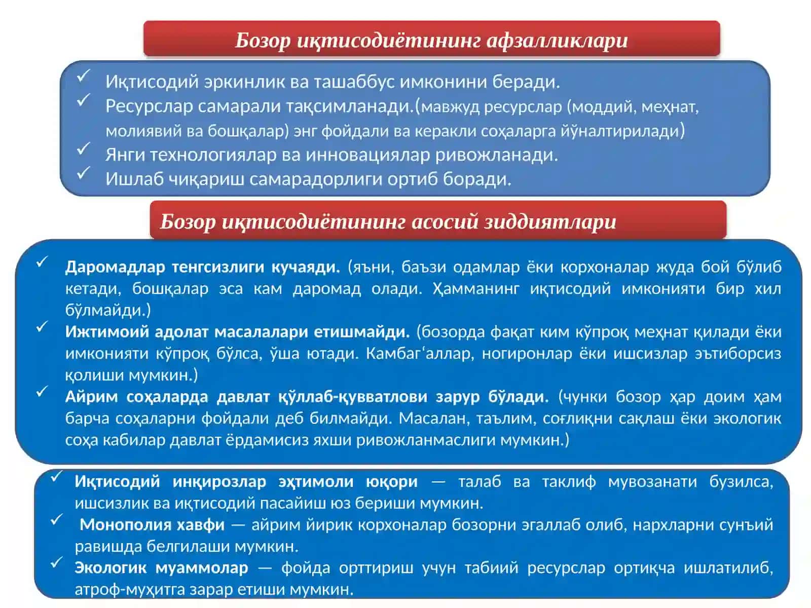 Бозор иқтисодиётига ўтиш 3