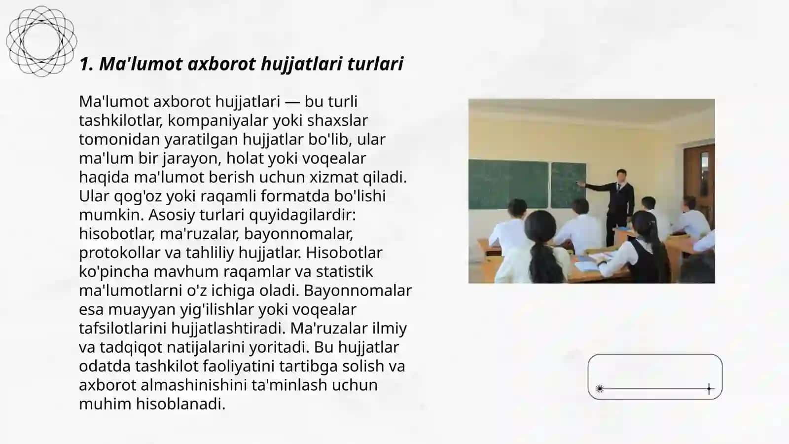 Ma'lumot axborot hujjatlari 3