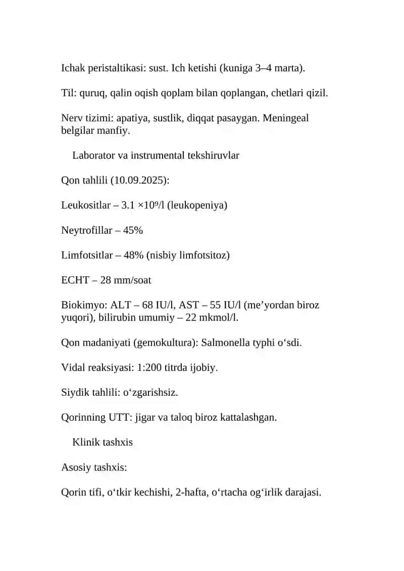Qorin tifi kasallik tarixi 3