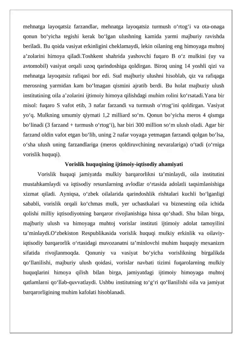 Vorislik huquqi 3