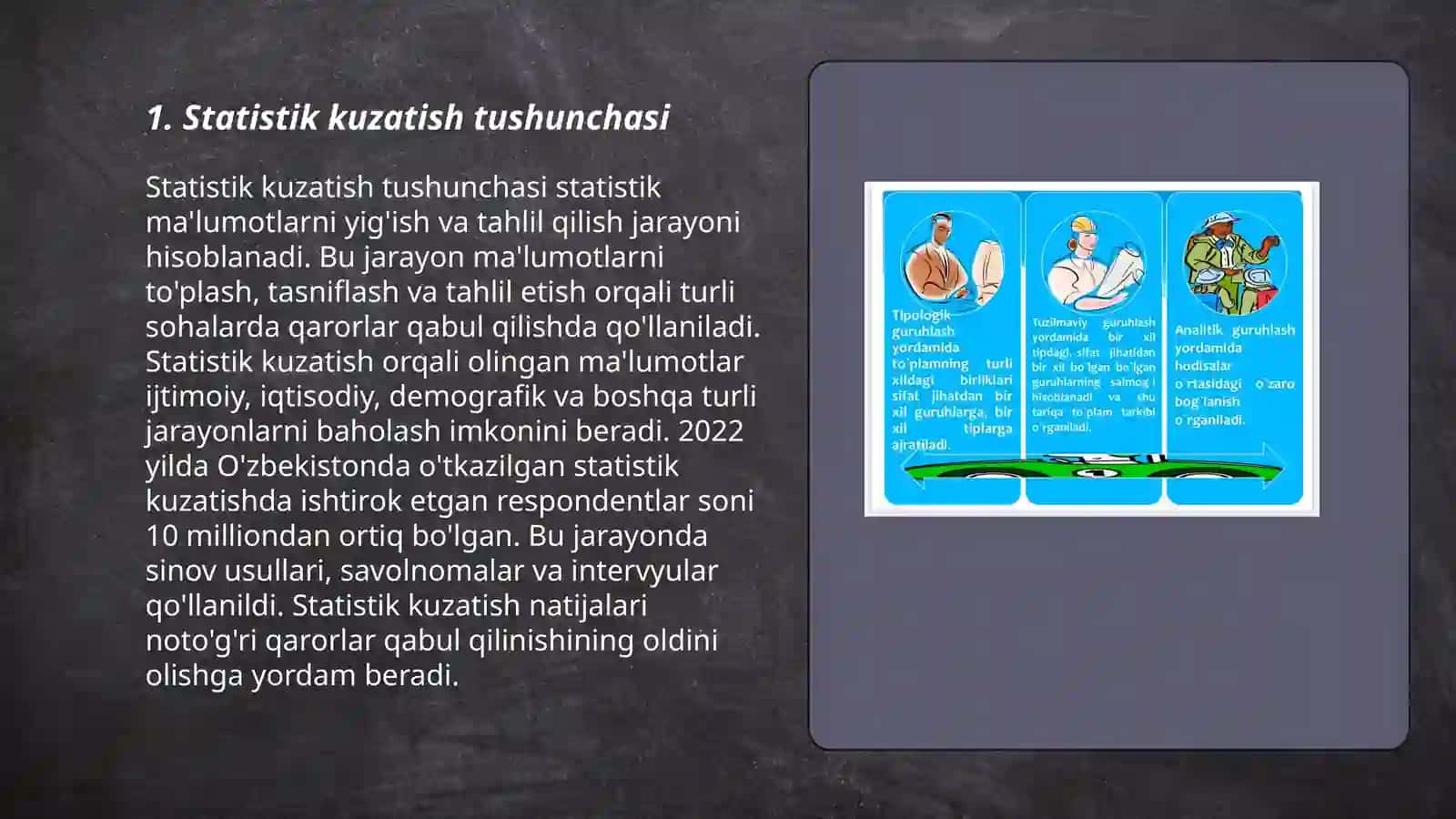 Statistik kuzatish 3