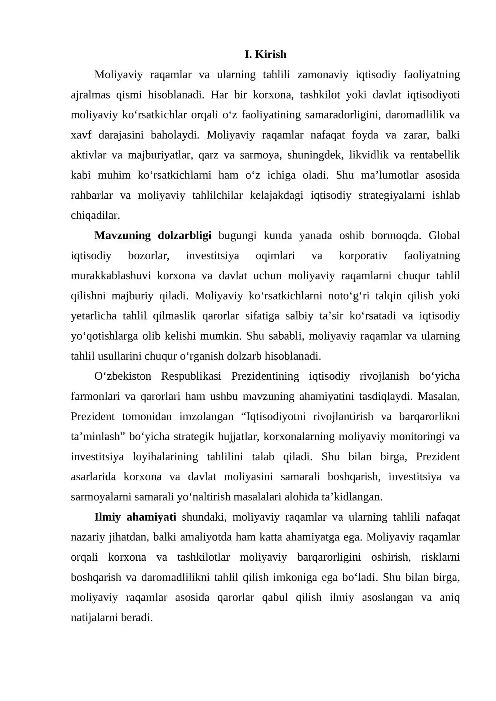 Moliyaviy raqamlar va ularning tahlili 3