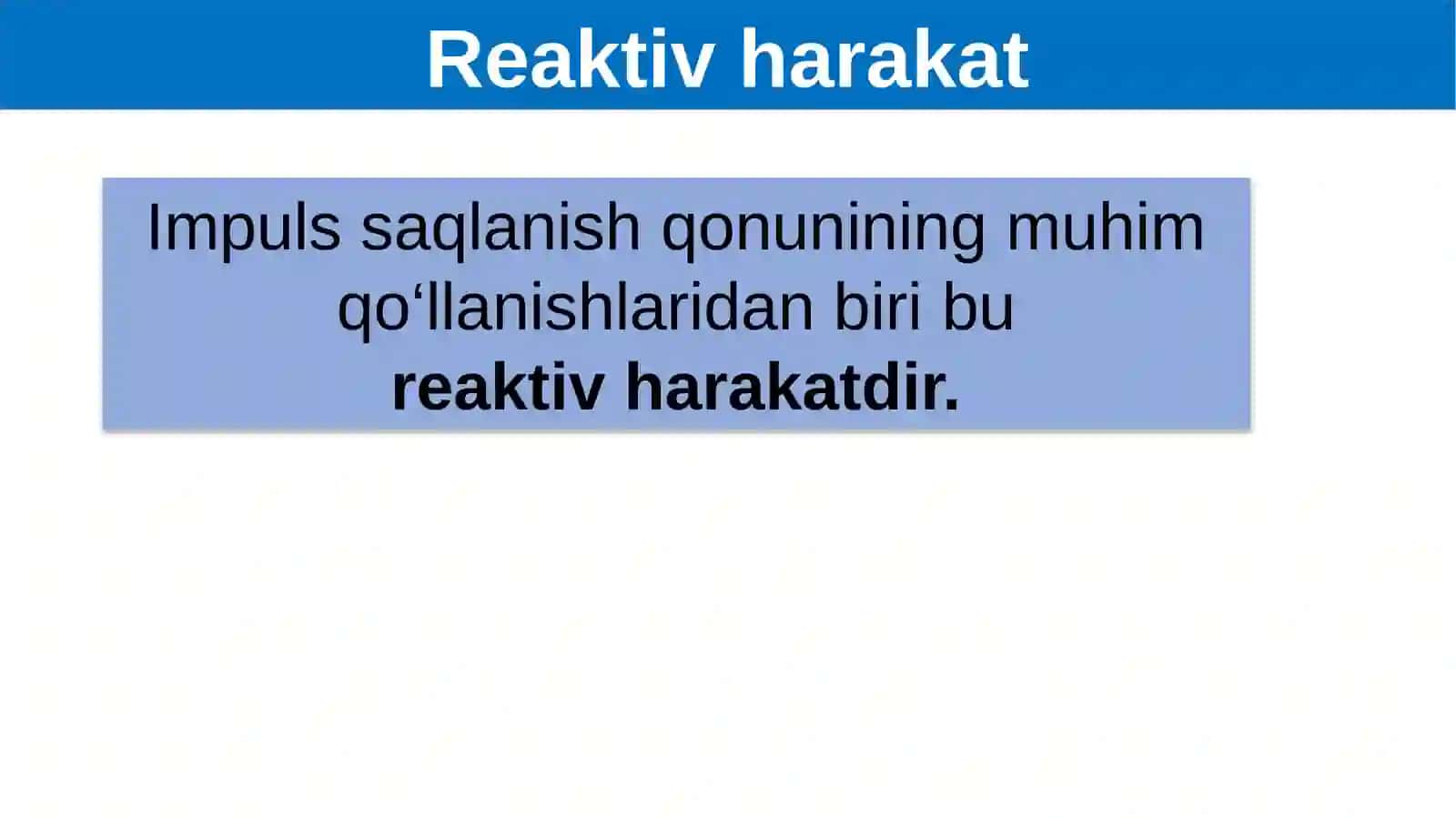 REAKTIV HARAKAT 3