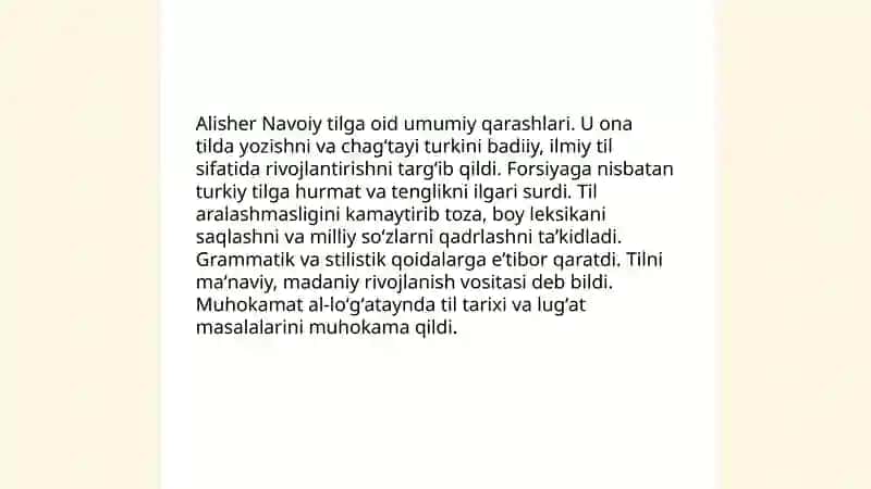 Alisher Navoiyning lingvistik qarashlari 3