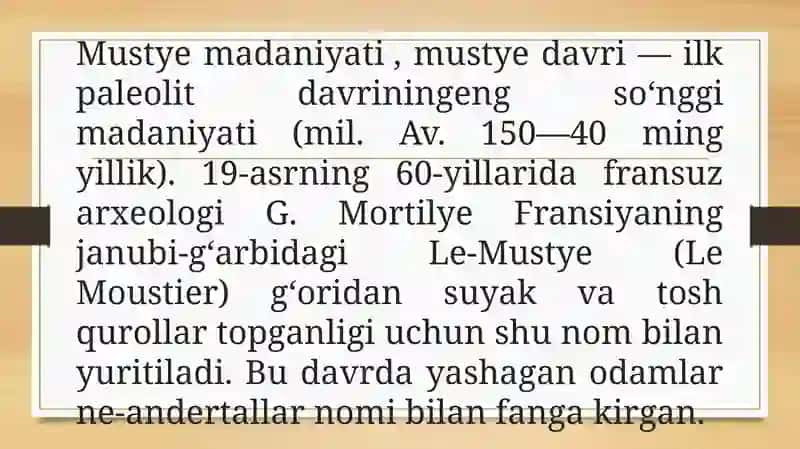 Mustye madaniyati 3