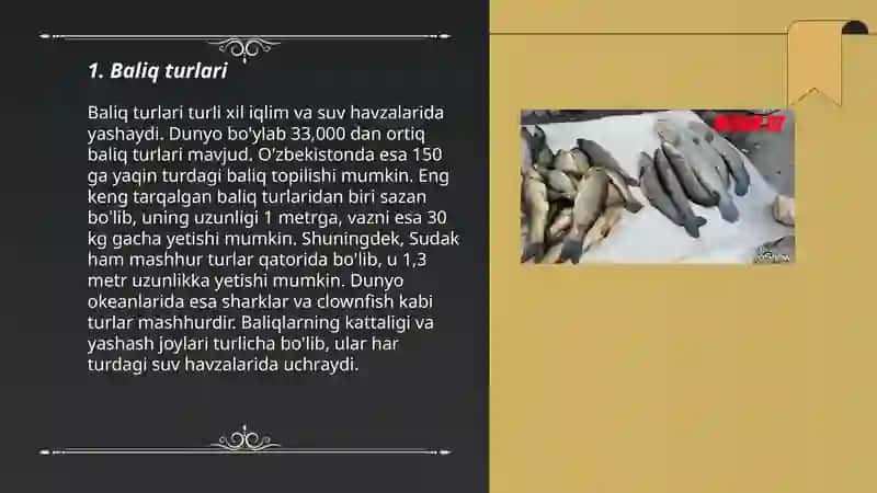 Baliq va baliq mahsulotlari 3