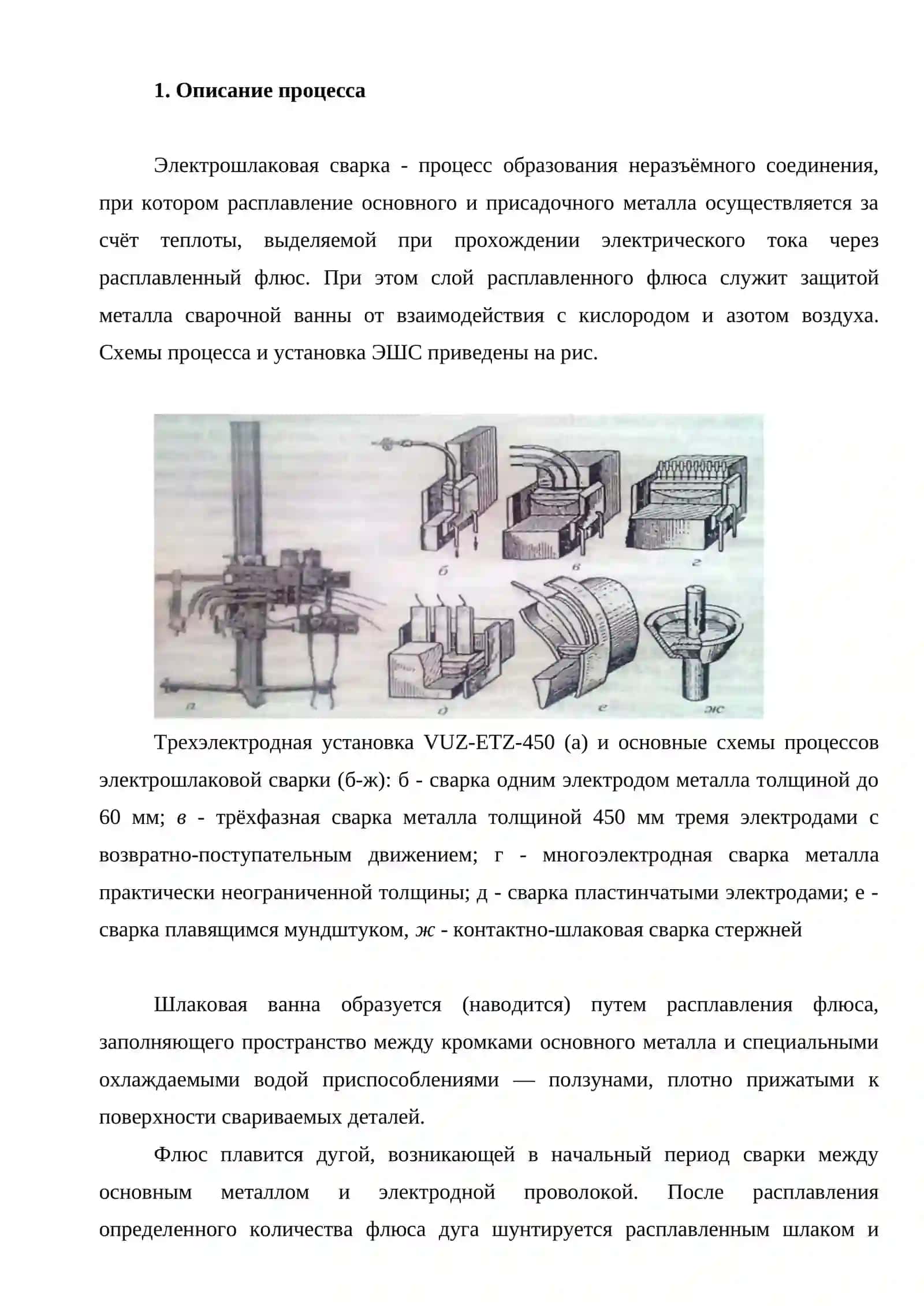 Электрошлаковая сварка (ЭШС) 3
