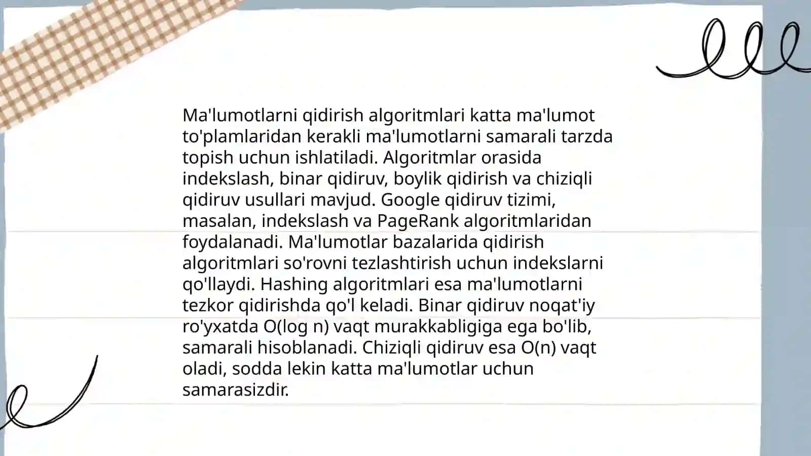 Ma'lumotlarni qidirish algoritmlari 3