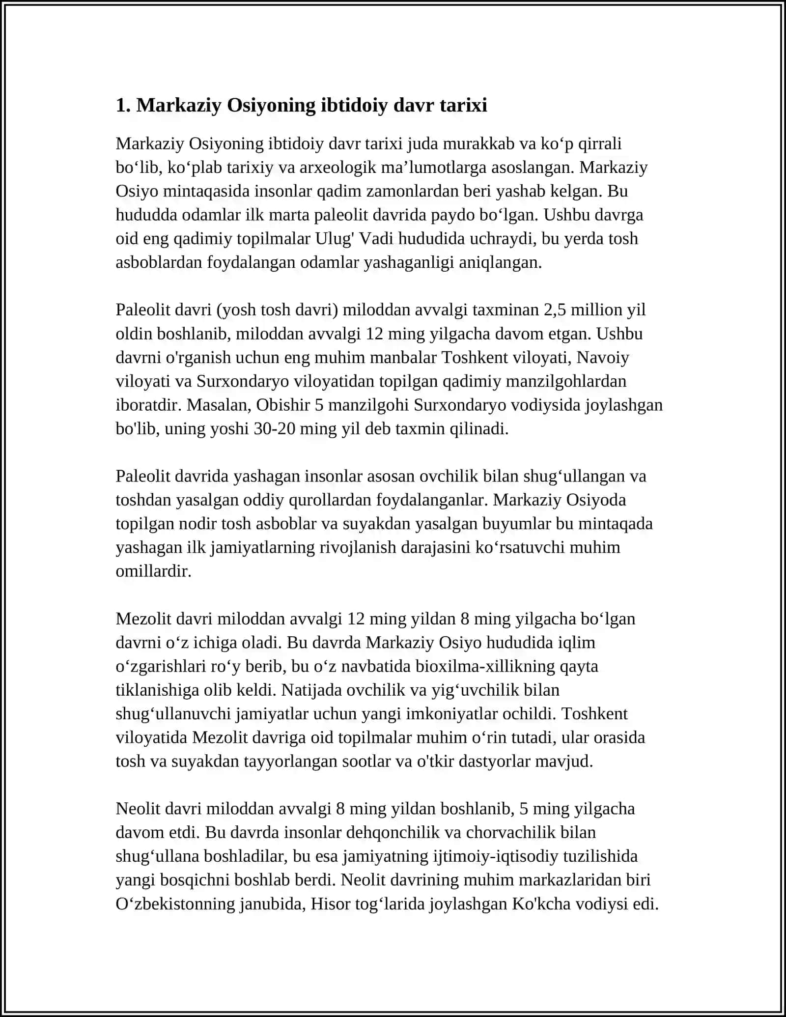 MARKAZIY OSIYONING IBTIDOIY DAVRIGA OID ADABIYOTLAR BIBLIGRAFIYASI RO‘YXATINI TUZISH 3