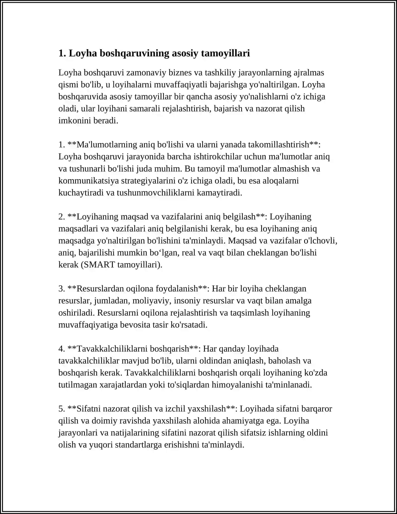 LOYHA BOSHQARUVIDA SIFAT TAMINOTI 3