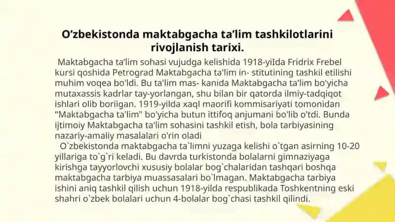 Maktabgacha ta'lim tashkiloti rahbari 3