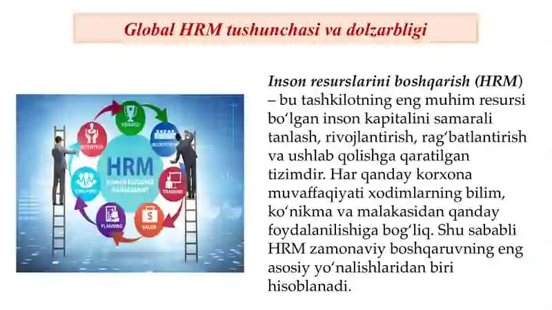 Inson Resurslarini Boshqarish (HRM) 3