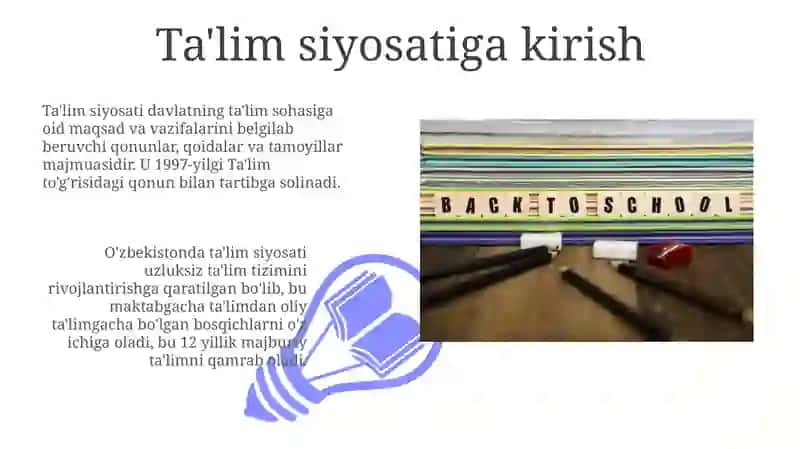 Taʼlim siyosati 3