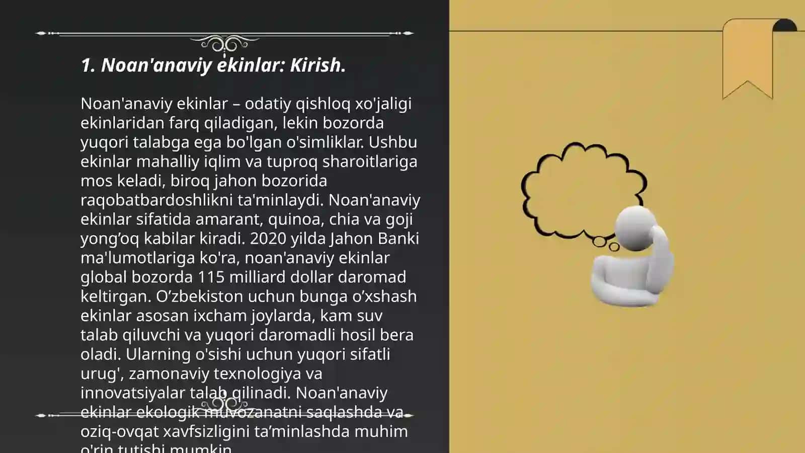 Noan'anaviy ekinlarni sugʻorish tadbirlari 3